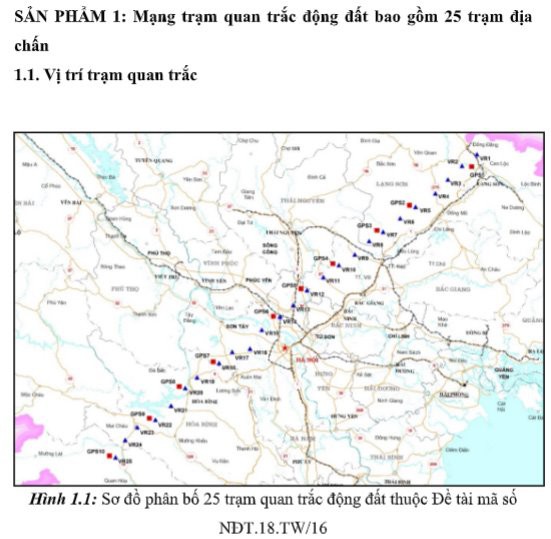 Crust study in the North of Viet Nam